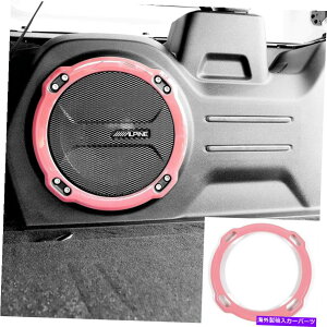 p[c 2018N+W[vE[JL Rubicon Pink̃gNETuE[t@[Xs[J[g̑Jo[ Trunk Subwoofer Speaker Trim Decor Cover for 2018+Jeep Wrangler JL Rubicon Pink