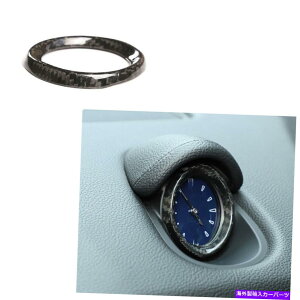 p[c Maserati Ghibli 2014-2021̂߂̎ۂ̃J[{t@Co[_bV{[h̎v_CT[Ng Real Carbon Fiber Dashboard clock Dial Circle Trim For Maserati Ghibli 2014-2021