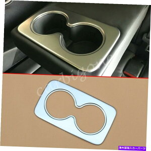 p[c JfbNXT5 2017-2021̂߂̃}bgAV[gEH[^[Jbvz_[Jo[}^̃g Matte Rear Seat Water Cup Holder Cover Moldings Trims For Cadillac XT5 2017-2021
