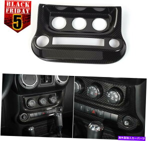 p[c W[vO[2011-17J[{t@Co[̂߂̃GARXCb`plJo[g Air Conditioning Switch Panel Cover Trim for Jeep Wrangler 2011-17 Carbon Fiber