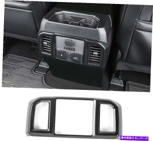 �����p�[�c 16+�t�H�[�hF150�̂��߂�ABS�J�[�{���t�@�C�o�[���A�G�A�R���̃x���g�A�E�g���b�g�p�l??���̃g���� ABS Carbon Fiber Rear Air Conditioning Vent Outlet Panel Trim for 16+ Ford F150