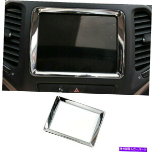 �����p�[�c Jeep Grand Cherokee 2011-2020 Chrome�̂��߂̃Z���^�[�i�r�Q�[�V����GPS�X�N���[���̃g�����J�o�[ Center Navigation GPS Screen Trim Cover for Jeep Grand Cherokee 2011-2020 Chrome�y���s�A���i�z