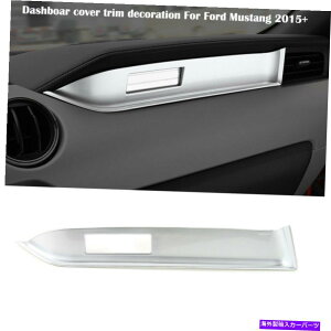 p[c tH[h}X^O15+̂߂̏ȑ̓̑ÕRCpCbg̃_bV{[hJo[̃g Passenger side Interior Front Co-pilot Dashboard Cover Trim For Ford Mustang 15+