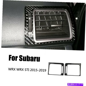 �����p�[�c Subaru WRX WRX STI 2015-2019�J�[�{���t�@�C�o�[�����G�A�x���g�J�o�[�g���� For Subaru WRX WRX STI 2015-2019 Carbon Fiber Inner Side Air Vent Cover Trim�y���s�A���i�z