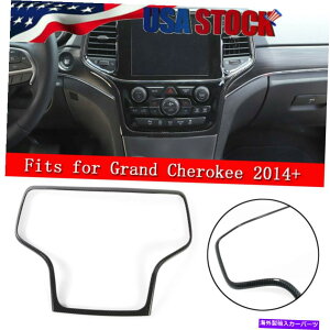 p[c W[vOh`FL[2014-18 SF̂߂̒Yf@ۃ_bV{[hirQ[VJo[̃g Carbon Fiber Dashboard Navigation Cover Trim For Jeep Grand Cherokee 2014-18 SF