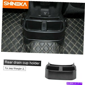 p[c W[vO[JL̂߂̈ݕz_[Ԃ̌㕔ȐJbvz_[[{bNX Drinks Holders Car Rear Seat Water Cup Holder Storage Box For Jeep Wrangler JL
