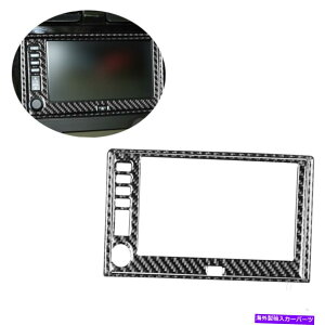 �����p�[�c Chevrolet Corvette C6�p�J�[�{���t�@�C�o�[�^�C�vA GPS�i�r�Q�[�V�����p�l���J�o�[�g���� Carbon Fiber Type A GPS Navigation Panel Cover Trim For Chevrolet Corvette C6