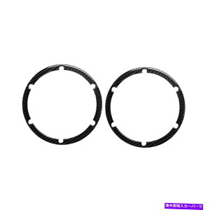p[c ԗ̌㕔Xs[J[͂ޒYf@ۂ̃XebJ[Y350Z 2PĈ߂̃fJ[ Vehicle Rear Speakers Surround Carbon Fiber Stickers Decal For NISSAN 350Z 2PC