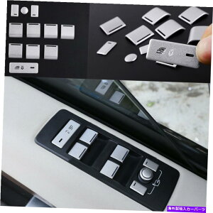 �����p�[�c �����h���[�o�[�����̂��߂̎Ԃ̃h�A�I�|���g�̐؂�ւ��{�^���J�o�[�̃g����5 Car Door Armrest Window Switch Button Cover Trim for Land Rover Discovery 5