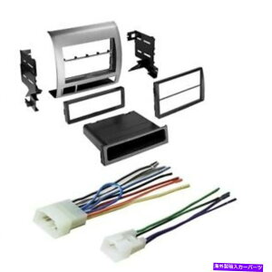 p[c Ԃ̃XeIWĨCXg[Lbgƃn[lX2005-2011g^^R} Car Stereo Radio Install Kit and Harness for 2005-2011 Toyota Tacoma