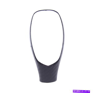 p[c Cadillac XT5 2016-2018̂߂̎ۂ̃J[{t@Co[MAVtgmũgtBbg Real Carbon Fiber Gear Shift Knob Cover Trim Fit For Cadillac XT5 2016-2018 New