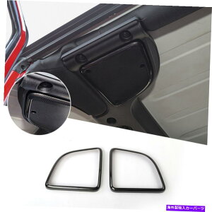 p[c W[vO[JK 2015-2017̂߂2xgbv[tXs[J[I[fBIx[t[g 2x Top Roof Speaker Audio Decor Bezel Frame Trim for Jeep Wrangler JK 2015-2017