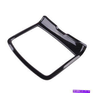p[c Yf@ێJbvz_[Jo[̃gXebJ[tBbg[d Carbon Fiber Style Water Cup Holder Cover Trim Sticker Fit For Dodge Charger
