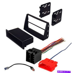 p[c Ԃ̃WIXeICDv[[_bVCXg[}Eggx[plLbgn[lX4 Car Radio Stereo CD Player Dash Install Mounting Trim Bezel Panel Kit Harness 4