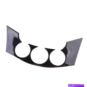 �����p�[�c �g���^RAV4 2006-11�̂��߂̃��A���J�[�{���t�@�C�o�[�Z���g�����R���\�[���X�C�b�`�p�l���̃g�����t�B�b�g Real Carbon Fiber Central Console Switch Panel Trim Fit For Toyota RAV4 2006-11�y���s�A��