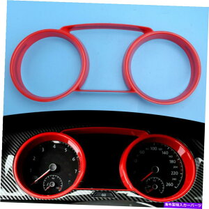 p[c VWStMK7 7.5 2015-2020̂߂1{ԂABSCXc[^[gJo[tBbg 1x Red ABS Instrument Panel Meter Trim Cover Fit For VW Golf MK7 7.5 2015-2020