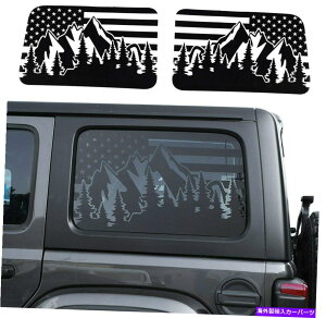 p[c W[vO[JL 2018 + 4hAAEBhEXebJ[AJ}Eg Decal For Jeep Wrangler JL 2018+ 4-Door Rear Window Decor Sticker USA Flag Mount