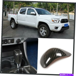 p[c g^^R}2011-2015pAJ[{t@Co[MAVtgmuwbhJo[g Real carbon fiber Gear Shift Knob Head Cover Trim For Toyota Tacoma 2011-2015