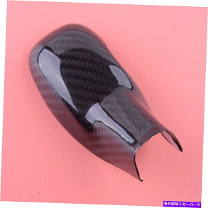 p[c Cadillac XT5 2016-2018̂߂̎ۂ̃J[{t@Co[MAVtgmũgtBbg Real Carbon Fiber Gear Shift Knob Cover Trim Fit For Cadillac XT5 2016-2018