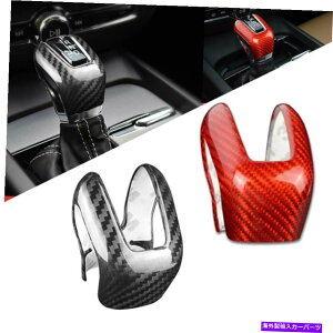 p[c {{XC60 XC90 S60 S90 V60 / 90pubNJ[{t@Co[MAVtgmuJo[g Black Carbon Fiber Gear Shift Knob Cover Trim For Volvo XC60 XC90 S60 S90 V60/90