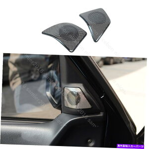 �����p�[�c Mitsubishi Pajero 2007-2019�̂��߂̃u���b�N�X�e�����X�h�A�X�s�[�J�[�I�[�f�B�I�����O�J�o�[ black stainless Door Speaker Audio Ring Cover For Mitsubishi Pajero 2007-2019�y���s�A���i�z