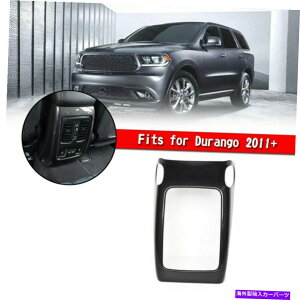 p[c Durango 2011+č̂߂̒Yf@ۂ̔w̋C̏oʋC̃Jo[̃g Carbon Fiber Back Row Air Outlet Vent Cover Trim For Durango 2011+ US