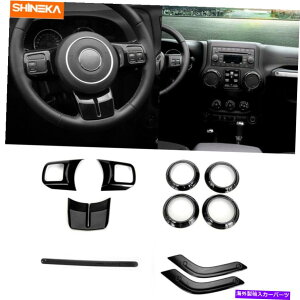 p[c Jeep Wrangler JK 2011-18̂߂̃tCeAGARxgJo[g Full Interior Air Condition Vent Cover Trim For Jeep Wrangler JK 2011-18 2Dr Red