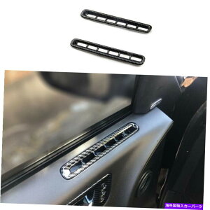 p[c hbW`[W[2016-2021J[{t@Co[hAA / CGA[AEgbgJo[ĝ߂̃tBbg Fit For Dodge Charger 2016-2021 Carbon Fiber Door A/C Air Outlet Vent Cover Trim