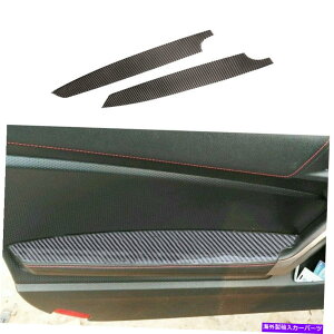 p[c g^86̃XouX̂߂̎ۂ̃J[{@ۂ̃hÃAXg̃pl̃gJo[ Real Carbon Fiber Door Amrest Panel Trim Cover for Subaru BRZ for Toyota 86