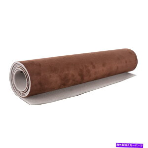内装パーツ 茶色のヘッドライナースエード生地1/8 "フォームバッキングカールーフインテリア60" x84 " Brown Headliner Suede Fabric 1/8" Foam Backing Car Roof Interior Replace 60"x84"