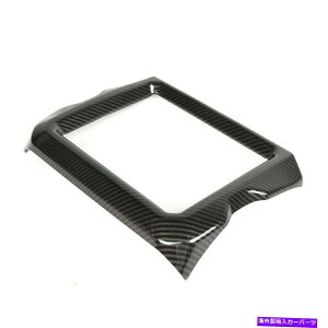 �����p�[�c �W�[�v�E�����O���[JL Rubincon�̂��߂̒Y�f�@�ۂ̃i�r�Q�[�V������ʂ̃J�o�[�̃g�����t�B�b�g Carbon Fiber Navigation Screen Cover Trim Fit For Jeep Wrangler JL Rubincon
