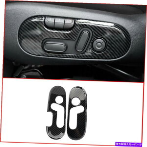 p[c Mini Cooper Countryman F60 2 PCSJ[{t@Co[V[gnhplJo[gp For Mini Cooper Countryman F60 2PCS Carbon Fiber Seat Handle Panel Cover Trim
