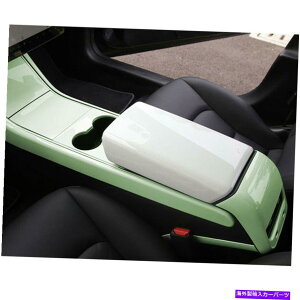 �����p�[�c Tesla Model 3 2017-2021�z���C�gABS�����R���\�[���I�|���J�o�[�̃g���� Fit For Tesla Model 3 2017-2021 White ABS Central Console Armrest Box Cover Trim�y���s�A���i�z