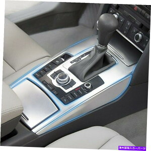�����p�[�c Audi A6 2005-11�p�X�e�����X���Z���g�����M�A�V�t�g�p�l���J�o�[�g����5�s�[�X Stainless Steel Central Gear Shift Panel Cover Trim 5Pcs For Audi A6 C6 2005-11�y���s�A���i�z