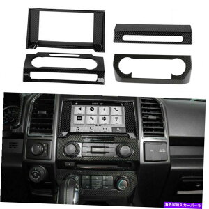 p[c 2015-2017 Ford F150A4s[XT̃irQ[VGAR̉ʃpl̃g Navigation Air Conditioning Volume Panel Trim for 2015-2017 Ford F150, 4pcs T
