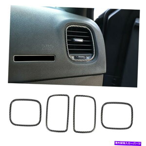 p[c _bW[d11 +J[{t@Co[pZ^[R\[GAxgoJo[gO Center Console Air Vent Outlet Cover Trim Ring For Dodge Charger 11+Carbon Fiber