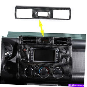 p[c g^FJ Cruiser 2007-2014̂߂̒Yf@ےroxgJo[̃g Carbon Fiber Middle Air Outlet Vent Cover Trim For Toyota FJ Cruiser 2007-2014