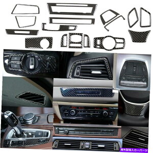 �����p�[�c BMW F10 5�V���[�Y2011-2017�̂��߂�16�{�̒Y�f�@�ۂ̃t���C���e���A�J�o�[�g�����Z�b�g 16X Carbon Fiber Full Interior Cover Trim set For BMW F10 5 Series 2011-2017�y���s�A���i�z