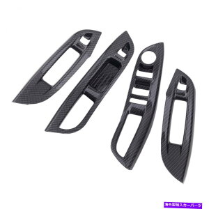 p[c J[{t@Co[bNEBhEXCb`{^Jo[Jo[gtBbg2012-2018 Carbon Fiber Look Window Switch Button Cover Trim Fit for Ford Focus 2012-2018