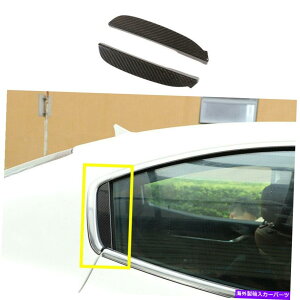 p[c Maserati Ghilli 2014-2021̂߂2{̎Yf@ۂ̃hACs[̑XebJ[ 2X Real Carbon Fiber Door C-Pillar Decor Stickers For Maserati Ghibli 2014-2021