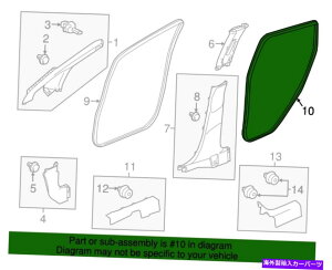 �����p�[�c 16-20 HR-V�̂��߂̐V���������z���_���A�C���i�[�V�[���iPN 72815-T7W-A01�j NEW GENUINE HONDA REAR INNER SEAL FOR 16-20 HR-V (PN 72815-T7W-A01)