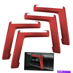 p[c 4PCCi[hAI|ێnht[Jo[gtBbg4Runner 2010-2021 4pc Inner Door Armrest Handle Frame Cover Trim fit for Toyota 4Runner 2010-2021