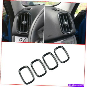 p[c Mini Cooper Countryman F60J[{t@Co[tgGA[xgAEgbgJo[g For Mini Cooper Countryman F60 Carbon Fiber Front Air Vent Outlet Cover Trim