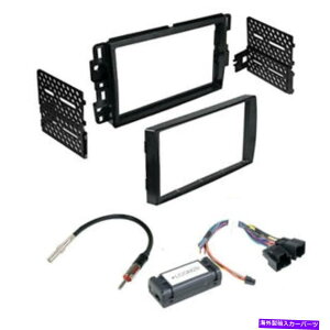 p[c _uDINJ[XeICXg[`Cێn[lXLbg2008-13 Double DIN Car Stereo install Chime retention harness kit for Silverado 2008-13