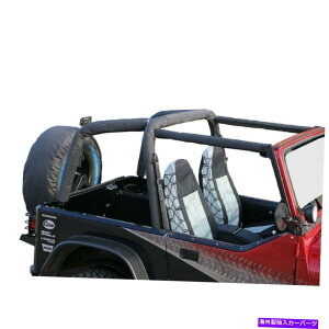 p[c p[W768915 92-95 wrangler yĵ߂̍̃fj[o[pbhJo[Lbg̃Zbg Rampage 768915 Set of Black Denim Roll Bar Pad & Cover Kit for 92-95 Wrangler YJ
