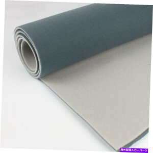 p[c Ԃ̃wbhCi[̉ꗎƂޗ̎Ԃ̓V䐶n~bhO[150 "x60" Car Headliner Roof Sagging Replace Material Car Ceiling Fabric Mid-Gray 150"x60"