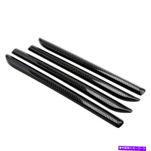 �����p�[�c �A�E�f�BA3 8V S3 13-17�̂��߂�4x�J�[�{���t�@�C�o�[�X�^�C���̓����h�A�p�l���̃p�l���̃p�l���̃g�����X�g���b�v 4X Carbon Fiber Style Interior Door Panel Trim Strip For Audi A3 8V S3 13-17�y���s