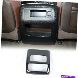 p[c Chevy Silverado 2010-2017̂߂̒Yf@ۂ̌㕔󒲂̃xgpl̃g Carbon Fiber Rear Air Conditioning Vent Panel Trim For Chevy Silverado 2010-2017
