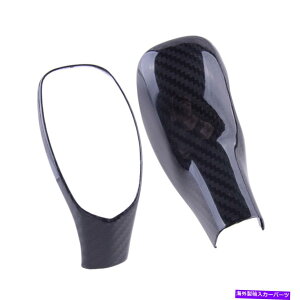 p[c 2s[XMAVtgmut[Jo[̃gAJ[{t@Co[tBbgCadillac XT5 2pcs Gear Shift Knob Frame Cover Trim Real Carbon Fiber Fit For Cadillac XT5