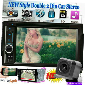 内装パーツ 2 DINステレオBluetooth CD DVDプレーヤーカーラジオ+カメラフィットドッジRAM 1500/35/2500 2 Din Stereo Bluetooth CD DVD Player Car Radio+Camera Fit Dodge Ram 1500/35/2500